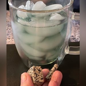 2 pc Dalmation Jasper stones